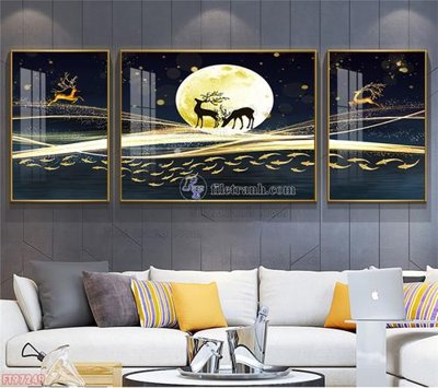 File PSD Tranh decor phủ gương hiện đại FT97249 (gốc) cho in quảng cáo