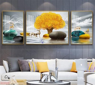 File gốc Tranh decor phủ gương hiện đại FT97257 (ảnh chi tiết) để in trần