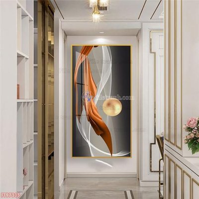 Download file gốc Tranh decor phủ gương hiện đại FT97335 (in mica) logo