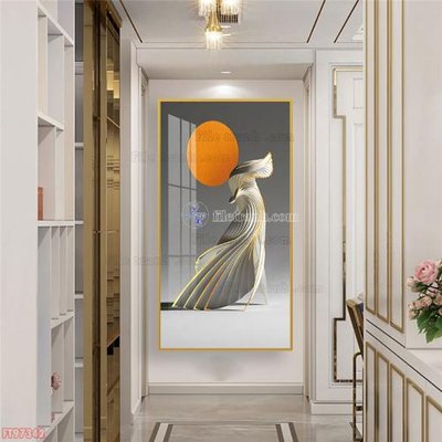File gốc Tranh decor phủ gương hiện đại FT97342 (dành cho trang trí nội thất)