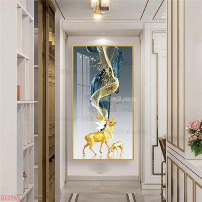 File tranh gốc Tranh decor phủ gương hiện đại FT97371 (sắc nét từng chi tiết)