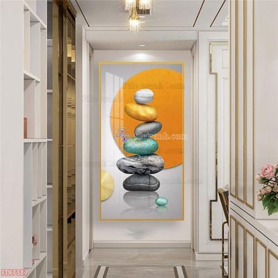 File gốc Tranh decor phủ gương hiện đại FT97387 (in ấn) màu sắc trung thực