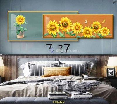 Download file gốc Tranh treo tường pha lê gương FT97425 (in mica) trong suốt