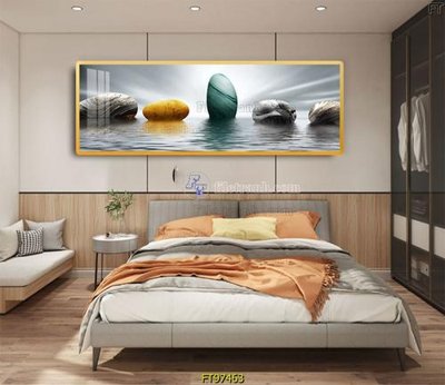 File tranh Tranh treo tường pha lê gương FT97463 (file gốc) chủ đề phong thủy