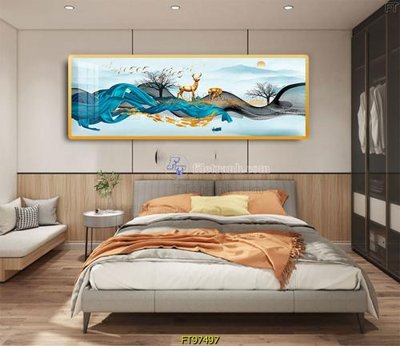 Tải file gốc Tranh treo tường pha lê gương FT97497 dùng cho in ấn