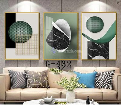 File tranh Tranh treo tường pha lê gương FT97530 (ảnh gốc) không bị mờ