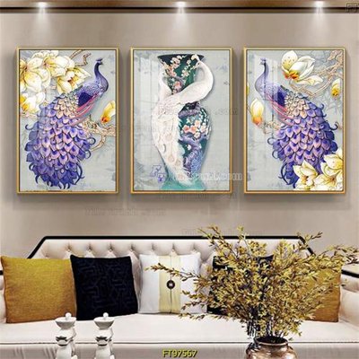 File tranh gốc Tranh treo tường pha lê gương FT97567 (bản quyền) độc đáo