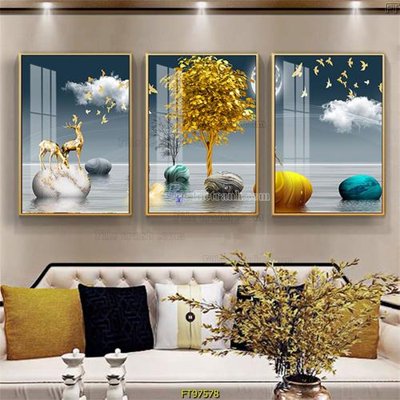 File PSD Tranh treo tường pha lê gương FT97578 (nguyên gốc) chất lượng cao