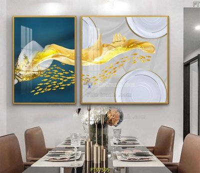 File ảnh Tranh treo tường pha lê gương FT97595 (gốc) in poster