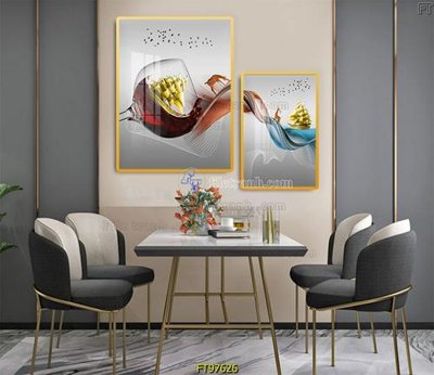 File tranh Tranh treo tường pha lê gương FT97626 (ảnh gốc) độ nét vượt trội