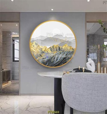 File gốc Tranh treo tường pha lê gương FT97669 (thiết kế) độc quyền