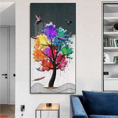 File in mica File tranh lối vào FT9776 (bản gốc) làm vách ngăn