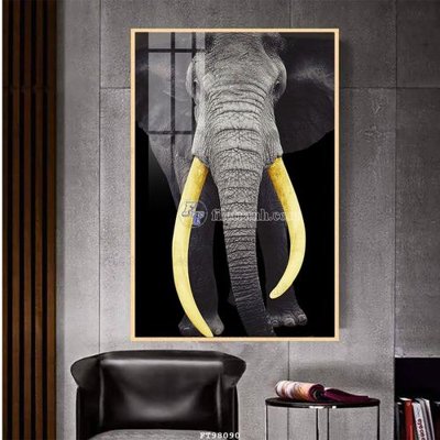 File gốc File tranh treo tường pha lê gương FT98090 (in lụa) tranh phong thủy