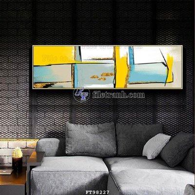 File ảnh File tranh treo tường pha lê gương FT98227 (gốc) in PP, decal