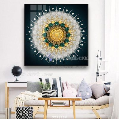 File in lụa File tranh treo tường pha lê gương FT98286 (chất lượng cao) File tranh treo tường pha lê gương FT98286