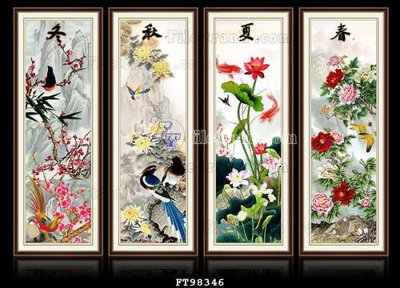 File tranh File tranh treo tường pha lê gương FT98346 (gốc) in film