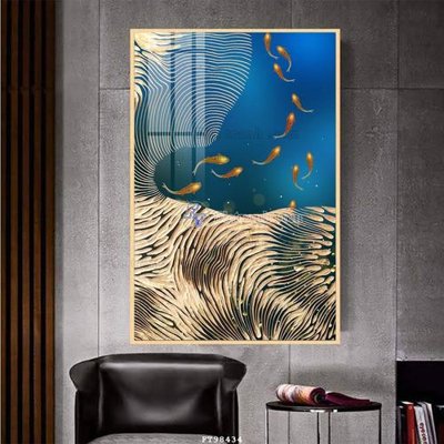 Ảnh gốc File tranh treo tường pha lê gương FT98434 (độ nét cao) in tráng gương