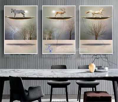 File gốc File tranh treo tường pha lê gương FT98453 (bản quyền) cho in ấn