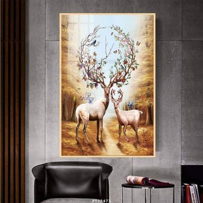 File in ấn cao cấp File tranh treo tường pha lê gương FT98473 (file gốc)