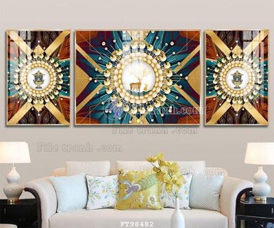 Tải file File tranh treo tường pha lê gương FT98482 (gốc) in tranh tráng gương