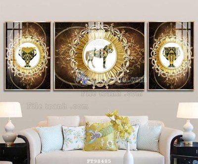 File gốc in tráng gương File tranh treo tường pha lê gương FT98485 chi tiết