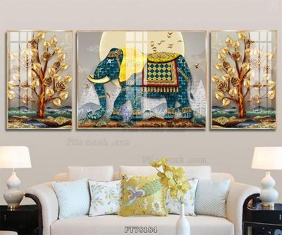 Mua file tranh gốc File tranh treo tường pha lê gương FT98491 tại Filetranh.com