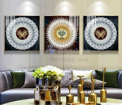 Download file gốc File tranh treo tường pha lê gương FT98493 (in lụa) nghệ thuật