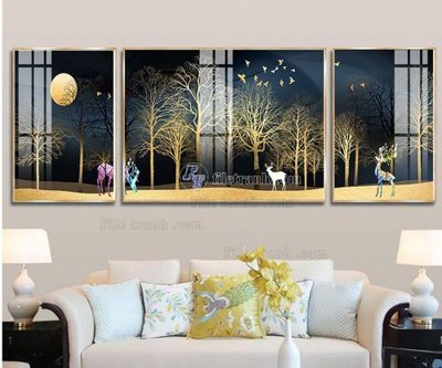 File tranh File tranh treo tường pha lê gương FT98533 (ảnh gốc) chi tiết rõ ràng