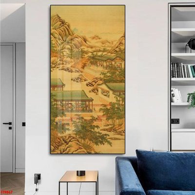 Tải file File tranh lối vào FT9867 (ảnh gốc) in tranh kính