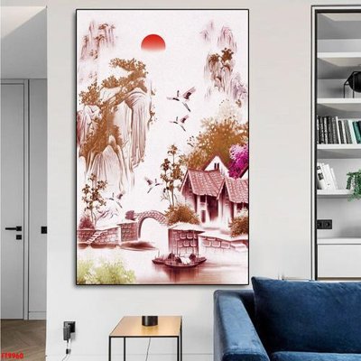 Ảnh gốc File tranh lối vào FT9960 (siêu chi tiết) để in ấn