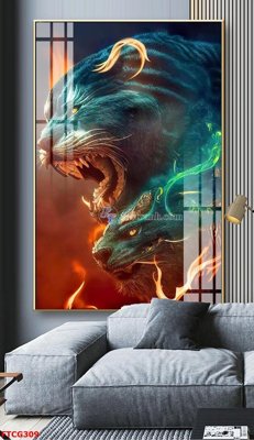 File gốc Tranh 12 con giáp FTCG309 (thiết kế) cho in ấn