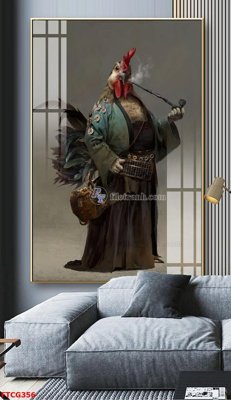 File ảnh Tranh 12 con giáp FTCG356 (gốc) in standee