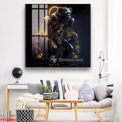 File in trần Tranh 12 con giáp FTCG382 (file gốc) hoa văn 3D