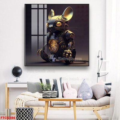 File tranh trang trí Tranh 12 con giáp FTCG386 (file gốc)