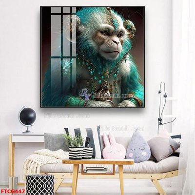 File tranh Tranh 12 con giáp FTCG447 (ảnh gốc) in trần nhà