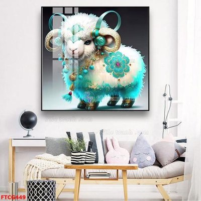 Cung cấp file tranh gốc Tranh 12 con giáp FTCG449 độc quyền