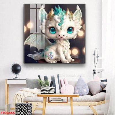 Tải file gốc Tranh 12 con giáp FTCG455 (in khổ lớn) không vỡ