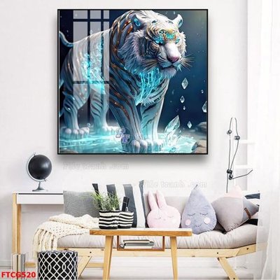 File tranh Tranh 12 con giáp FTCG520 (bản gốc) in lụa dán tường