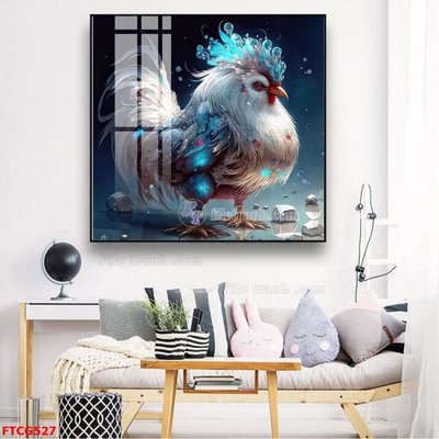 File tranh Tranh 12 con giáp FTCG527 (gốc) in trên kính