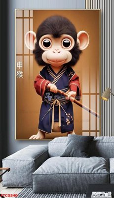 Tải file Tranh 12 con giáp FTCG540 (gốc) làm tranh treo tường