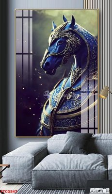 File in trần Tranh 12 con giáp FTCG547 (bản gốc) 5D