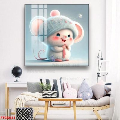 Tải file Tranh 12 con giáp FTCG611 (gốc) làm file thiết kế