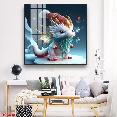 Tải file Tranh 12 con giáp FTCG630 (ảnh gốc) in tranh kính