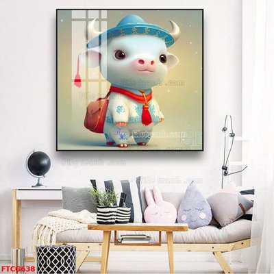 File gốc Tranh 12 con giáp FTCG638 (cho in 3D) độc đáo