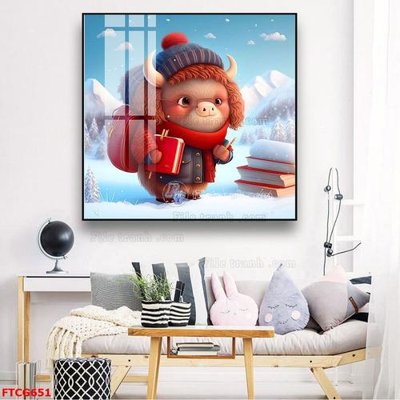 File ảnh Tranh 12 con giáp FTCG651 (gốc) in standee