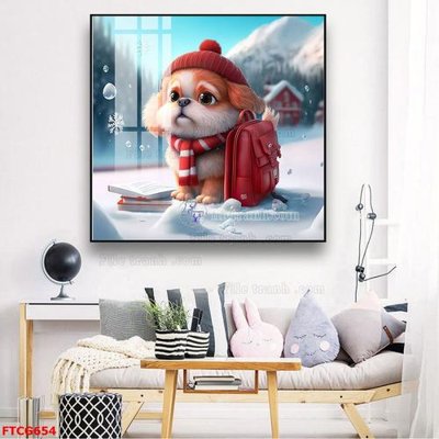 File ảnh Tranh 12 con giáp FTCG654 (gốc) in Hiflex