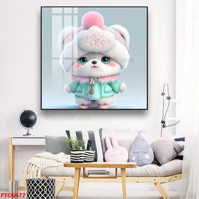 Chi tiết file ảnh Tranh 12 con giáp FTCG677 sắc nét