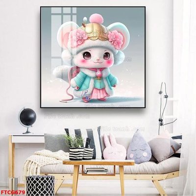 File ảnh Tranh 12 con giáp FTCG679 (gốc) in PP, decal