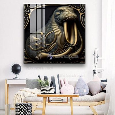 File gốc Tranh 12 con giáp FTCG810 (in mica) trang trí