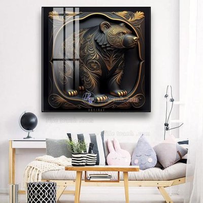 Hình ảnh file gốc Tranh 12 con giáp FTCG813 (chất lượng cao)